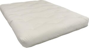 Gold Bond 4″ All Futon Mattress, Natural, Full, Natural