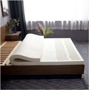 100% Natural Latex Mattress,Washable Natural Latex Mattress Imported Natural Rubber Pure Mattress,Honeycomb Pore Ventilation,Latex Mattress,7.5cm,180x200cm(71x79in)
