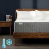 10 Inch Hybrid Twin Mattress – Cooling Gel Memory Foam Mattress with Pocketed Coils, Made in USA, Reinforced Edge Support, CertiPUR-US Certified, Colchones Bed in a Box, SE-10-T