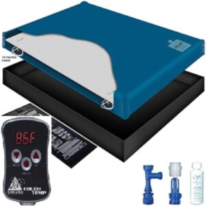 INNOMAX 60% WAVELESS WATERBED Mattress/Liner/Digital Heater/Fill Drain/Conditioner KIT (California King 72×84 1SF-1GT1)