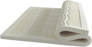 100% Natural Latex Mattress Topper – Soft Body Massage Mattress- Medium Firmness,2/3/4 in Thick Latex Mattress with Organic Cover,7.5cm,135x190cm(53x75in)