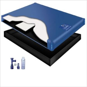 60% WAVELESS WATERBED Mattress/Liner/Fill Drain/Conditioner KIT (California King 72×84 1G4S1)