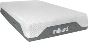 Milliard 10-Inch Memory Foam Twin Size Mattress, Pressure-Relieving – Firm Memory Foam Mattress, Best Mattress for Classic Comfort, Restful Sleep Mattress Firm – Soft Memory Foam Mattress