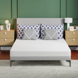 FDW 6 inch Gel Memory Foam Mattress for Cool Sleep & Pressure Relief/Medium Firm Mattresses CertiPUR-US Certified/Bed-in-a-Box/Pressure Relieving,Full
