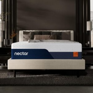 Nectar Ultra 15“ King Mattress – Medium Firm – Cooling Fibers & Temperature Regulating Material – 4” Pressure Relief Layer – Zoned Ergonomic Support Layer – 365-Night Mattress Trial