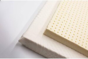 Organic Latex Mattress Topper with Cotton Removable Cover – Made in USA (3 Inches Cal King, Soft)