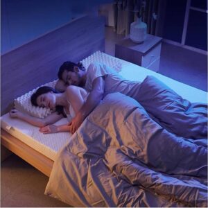 Natural Latex Mattress with Inner Cover – Soft Mattress Topper Portable Relieves Pressure, Thick 5cm/7.5cm/10cm,Soft & Breathable,5cm-180x200cm(71x79in)