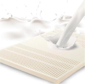Natural Latex Topper,Organic Latex Mattress Topper Slow Rebound Mattresses Customized Tatami Mattress with Inner Cover(180x200cm(71x79in))