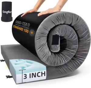 Sleeping Pad for Adults, Comfortable Thick Floor Sleeping Mats for Car Truck Tent with Removable Travel Bag