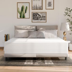 14inch King Mattress, Gel Memory Foam with No Odor, Medium-Firm, Bed in a Box, Fiberglass Free, Pressure Relief, CertiPUR-US