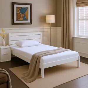 5 Inch Twin Size Mattress in a Box,Memory Foam Mattress for Comfort Sleep, Cooling Night Sleep & Pressure Relief, Ships Compressed (5″, Twin)