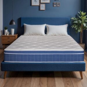 King Size Mattress in a Box 14 Inch Memory Foam Hybrid Mattress with Pocketed Springs Medium Firm Support Motion Isolation Edge Support 180 Night Trial