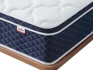 Twin XL Mattress for Tall Adults, Supportive Firm Hybrid 12 Inch Mattresses in A Box, Cooling Coils & 3D Fabric for All-Season Comfort, 80″ Extra Long- Motion Isolation Dorm & Apartment Ready