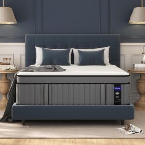 DIFAME Twin Size Mattress 12 Inch, Gel Memory Foam Hybrid Firm Twin Bed Mattress in a Box with Independent Pocket Spring, Pressure & Back Pain Relief, Edge Support, 100-Night Trial, CertiPUR-US