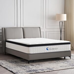 12 Inch Full Hybrid Mattress -Verify Size (54″x75″x12″) Medium Firm, Memory Foam & Pocket Springs, Motion Isolation, Edge Support, Pressure Relief, Ships Compressed