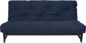 Trupedic x Mozaic – 8 inch Full Size Standard Futon Mattress (Frame Not Included) | Basic Space Navy | Great for Kid’s Rooms or Guest Areas – Many Color Options, AMZ610001SF1