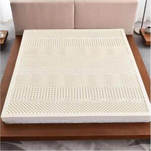 100% Natural Latex Mattress,Compression and No Deformation,Honeycomb Pore Ventilation,Soft and Comfortable, Latex Mattress,95d,2INX70inX71in
