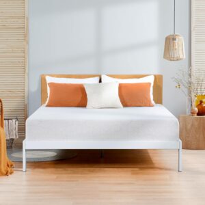 PrimaSleep Queen Mattress, 7 Inch Deluxe Gel Memory Foam Mattress, Gel Infused for Comfort and Pressure Relief, CertiPUR-US Certified, Bed-in-a-Box, Medium Firm, Queen Size