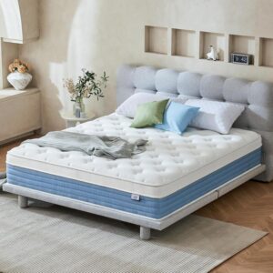 Full Size Mattress | Hybrid Mattress Full 12 inch with Memory Foam | Medium Firm Feel for Motion Isolation | Edge Support Pressure Relief | Bed in a Box,CertiPUR-US Certified