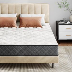 Full Mattress,10 Inch Hybrid Mattress in a Box with Memory Foam,Motion Isolation Individually Wrapped Pocket Coils,Medium Firm CertiPUR-US Certified