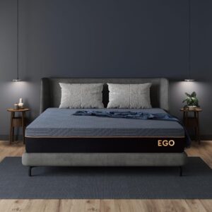 Queen 12 Inch Memory Foam Mattress in a Box, Copper for Back Pain, Made in The USA of US Foam and Global Materials, CertiPUR-US Certified, Medium Mattress, 60”x80”