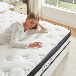 Twin Mattress, 8-inch Mixed Independent Packing Bag Spring Mattress, Breathable and Comfortable, Decompression, Including Gel Memory Foam, Suitable for Various mattresses