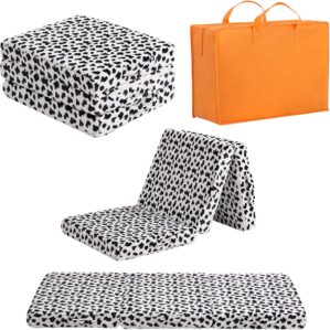 Foldable Floor Mattress for Kids, Toddler Washable Tri Folding Floor Nap Mat for Sleeping Daycare, Child Trifold Futon Sofa Bed with Storage Bag for Girls and Boys