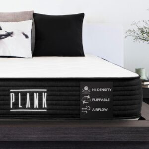 Brooklyn Bedding Plank Full Mattress | Two-sided TitanFlex Firm/Ultra Firm Technology | Breathable Materials | 10 Year Warranty
