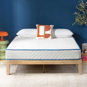 Best Price Mattress 8 Inch Bonnell Spring Hybrid Mattress, Tight Top, Certified Safe Foams & Fabric, Mattress in a Box, Full