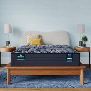 Serta Perfect Sleeper X – Knox 13.5″ Firm King Quilted Hybrid Mattress – 5 Support Zones and Cooling Tech for a Restorative Sleep – 100 Night Trial, CertiPUR-US Certified