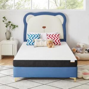 6 Inch Gel Memory Foam Twin XL Mattress Medium-Firm Twin Bed Mattress for Bunk Bed, Trundle Bed, Pressure Relief Mattress for Kids Adults CertiPUR-US Certified Mattress in a Box