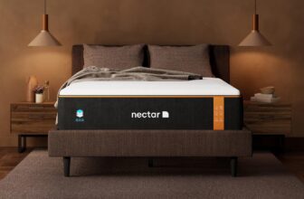 Nectar Premier Copper 14″ Full Mattress – Medium Firm Gel Memory Foam Mattress – 5 Layers of Comfort – Triple Action Cooling Tech – 365-Night Trial – Forever Warranty,White