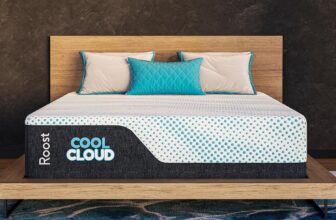 ROOST SLEEP Memory Foam Mattress, 12-Inch Twin – Cool Cloud Gel Foam Bed for Supportive Comfort and Pressure Relief – Soft, Breathable Cover for Restful Sleep