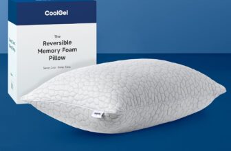 Cool Gel Cooling Pillow for Hot Sleepers – Queen Size Shredded Memory Foam Pillows for Sleeping – Adjustable Neck & Shoulder Support, Reversible Cover, Hypoallergenic & Breathable
