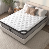 12” Queen Mattress, Queen Size Mattress in a Box, Modern New Diamond Innerspring Hybrid and Cooling Gel Memory Foam Mattresses, Pressure Relief & Motion Isolation, RV Medium Firm Matress (12”)