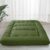 MAXYOYO 6″ Extra Thick Japanese Floor Mattress Futon Mattress, Foldable Tatami Pad for Adults, Roll Up Floor Bed for Guest Room Bedroom RV, Green, Full