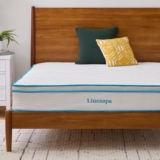 Linenspa 10 Inch Memory Foam and Spring Hybrid Mattress – Medium Feel – Bed in a Box – Quality Comfort and Adaptive Support – Breathable – Cooling – Perfect for a Guest Bedroom – Twin Size