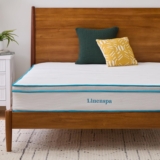 Linenspa 10 Inch Memory Foam and Spring Hybrid Mattress – Medium Feel – Bed in a Box – Quality Comfort and Adaptive Support – Breathable – Cooling – Perfect for a Guest Bedroom – Full Size