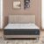 Full Mattress,12 Inch Hybrid Mattress with Gel Memory Foam, Individually Pocket Innerspring Top Mattresses,5 Coils Strong Edge Support, Used for Motion Isolation,100 Night Trial.
