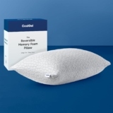 Cool Gel Cooling Pillow for Hot Sleepers – Queen Size Shredded Memory Foam Pillows for Sleeping – Adjustable Neck & Shoulder Support, Reversible Cover, Hypoallergenic & Breathable