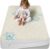 Lofe Organic Cotton Crib Mattress Protector – Top&Side Waterproof, 100% Waterproof Crib Mattress Protector, Breathable Baby Crib Mattress Cover, Toddler Crib Mattress Fitted 52x28x9 in