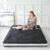 Japanese Floor Mattress Futon Mattress, Extra Thick Roll Up Mattress Bed Topper Mat for Guest, Lounger or Travel, Black, Queen