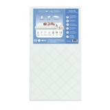 Delta Children Starlit Sky 2-Stage Crib and Toddler Mattress for Infants & Toddlers – Removable Machine Washable Mattress Cover – Waterproof – GREENGUARD Gold – Made in USA, Green