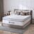 Queen Mattress, 14 Inch Queen Size Mattress in a Box, Medium Firm Hybrid Mattresses, Pocket Spring and Soft Foam for Cool Sleep & Pressure Relief, Strong Edge Support and Motion Isolation [Upgraded]