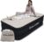 Englander Twin Air Mattress – Double High, 300 LB Capacity Luxury Camping Mattress with Built-in Pump, Waterproof and Microfiber