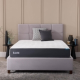LUCID 10 Inch Memory Foam Mattress – Medium Feel – Infused with Bamboo Charcoal and Gel – Bed in a Box – Temperature Regulating – Pressure Relief – Breathable – Twin Size