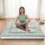 Japanese Floor Futon Mattress Extra Thick Folding Roll Up Bed Topper Mat for Guest,Lounger and Tavel