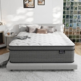Queen Mattress, 14 Inch Firm Hybrid Queen Bed Mattress in a Box, with Gel Memory Foam and Individual Pocket Springs, Motion Isolation, Relieve Back Pain & Pressure Relief