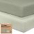 2-Pack Waterproof Crib Sheets for Girl, Boy – Organic Cotton 52X28 Fitted Crib Sheets Neutral, Crib Mattress Protector Sheets, Soft Toddler Bed Sheets, Washable Infant Fitted Baby Crib Sheets(Lichen)