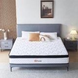 Full Size Mattress, 10 Inch Memory Foam Hybrid Mattress in a Box with Individual Pocket Spring for Motion Isolation & Strong Edge Support & Pressure Relief, CertiPUR-US, 100 Nights Trial